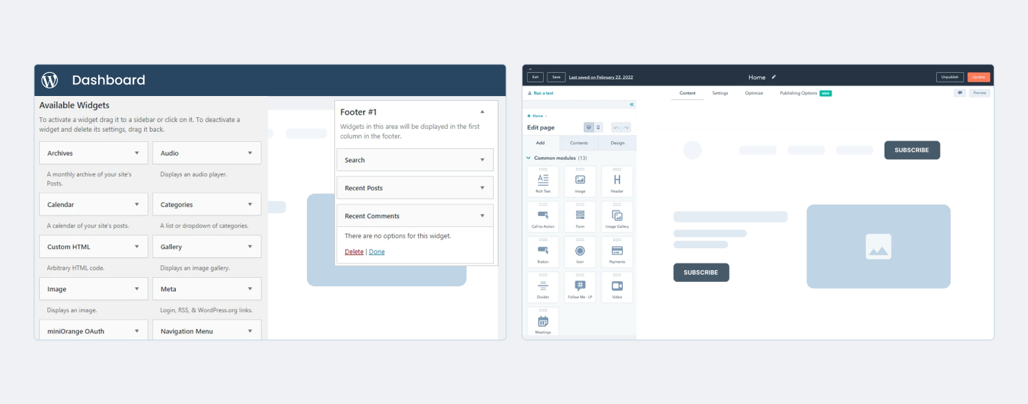 Bloated Themes & Page Builders